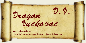Dragan Vučkovac vizit kartica